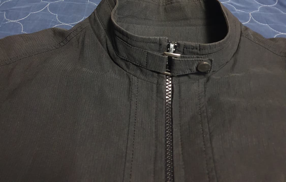 (빈티지) SAP 셔츠앤팬츠 맨 나일론 집업자켓 블랙 (105) 상품이미지2