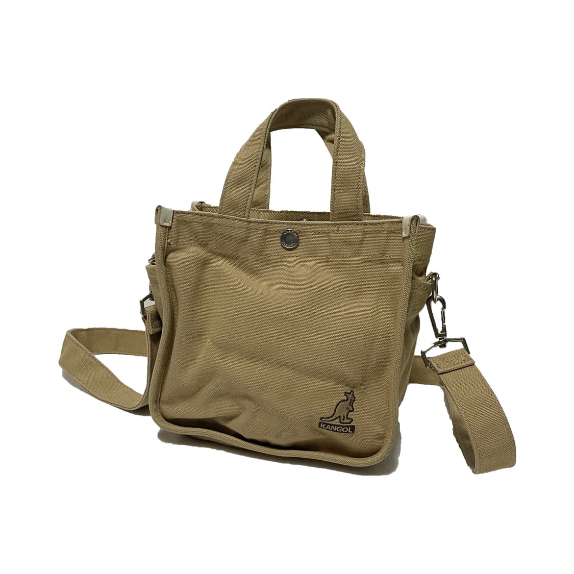 캉골 베이지 캔버스 토트 크로스백 상품이미지1