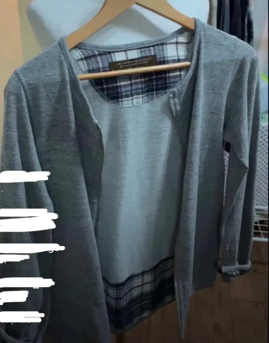 일본빈티지 그레이집업 판매합니다 마루카메빈티지코이세이오 상품이미지1