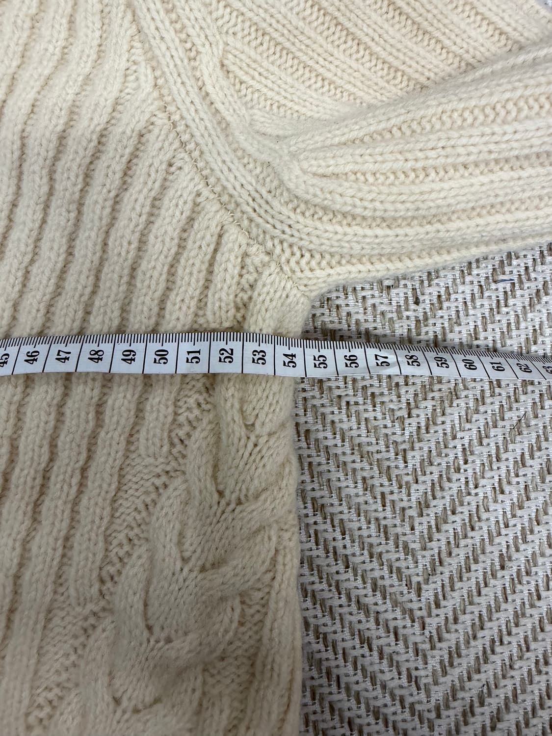 정품) 시스템옴므 터틀넥 케이블 니트 100 상품이미지7