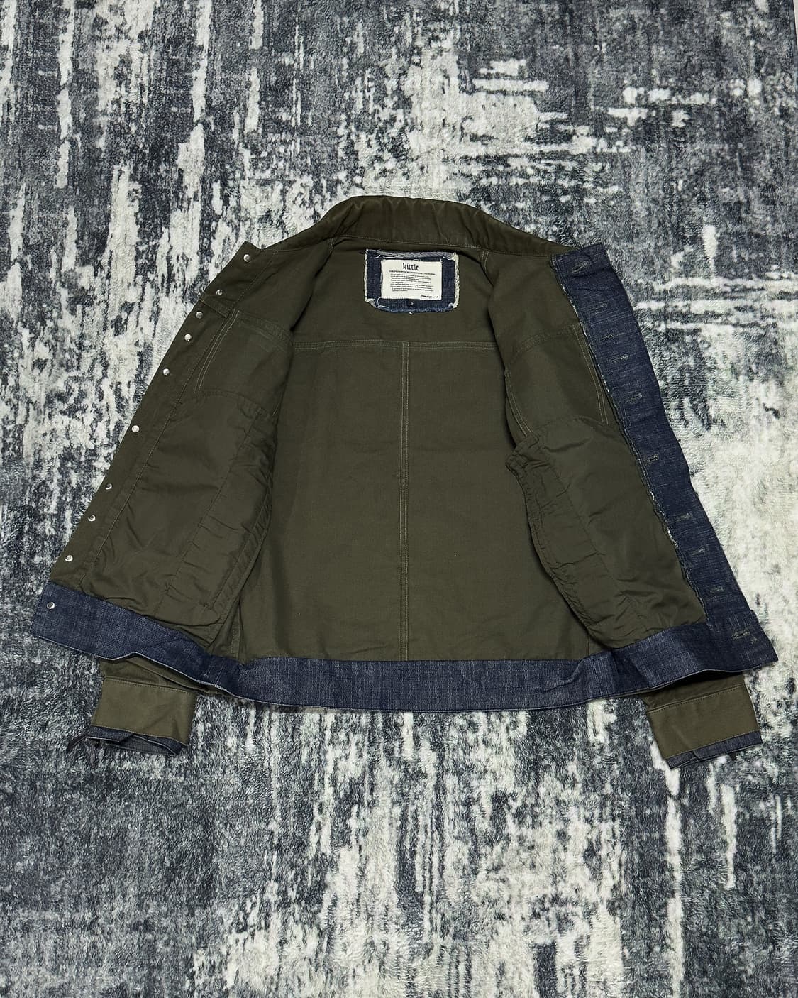 {Kittle} Denim Layered Artisanal Jacket  상품이미지3