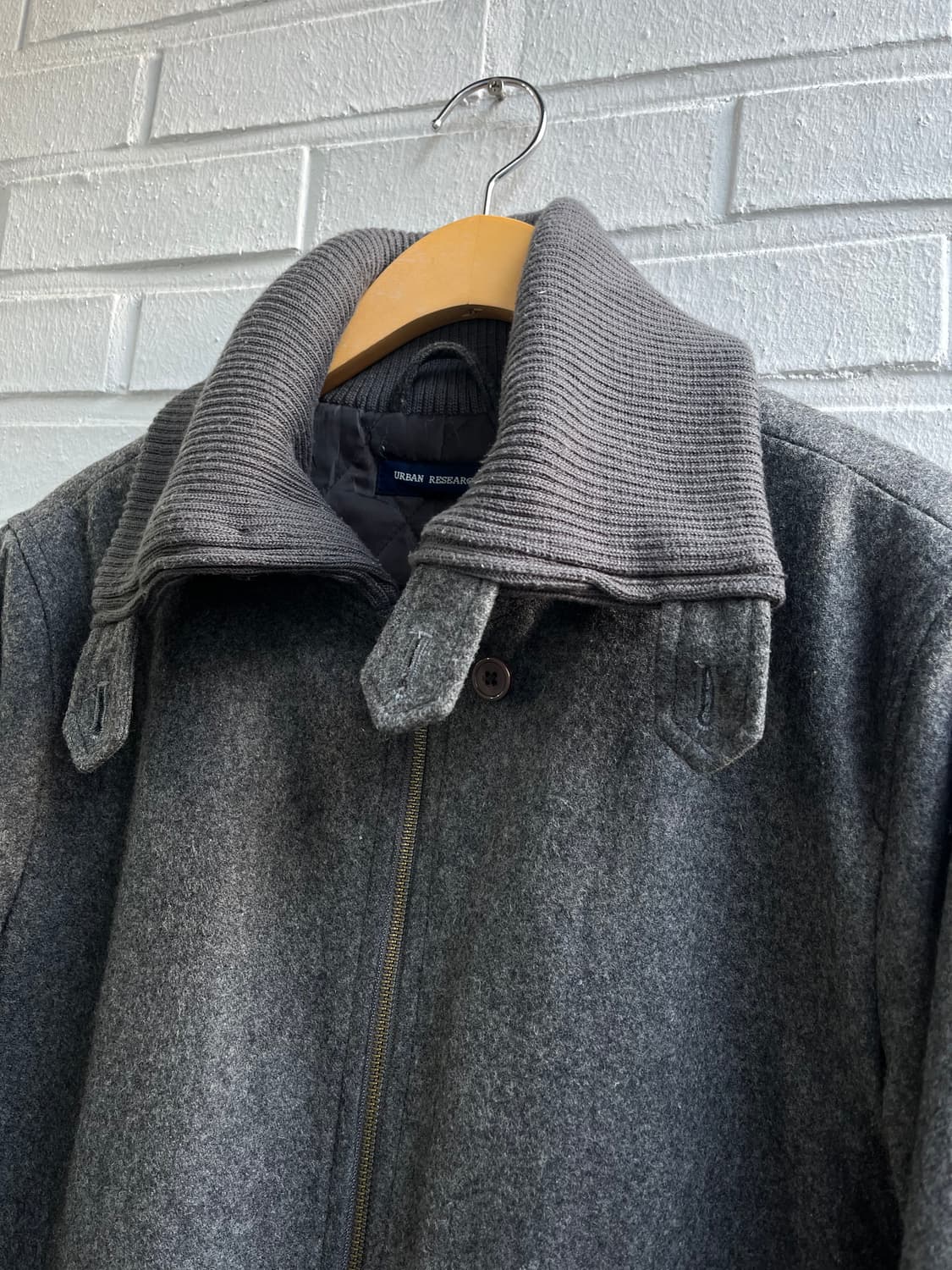 Urban Research 2way zip up wool jacket 상품이미지2