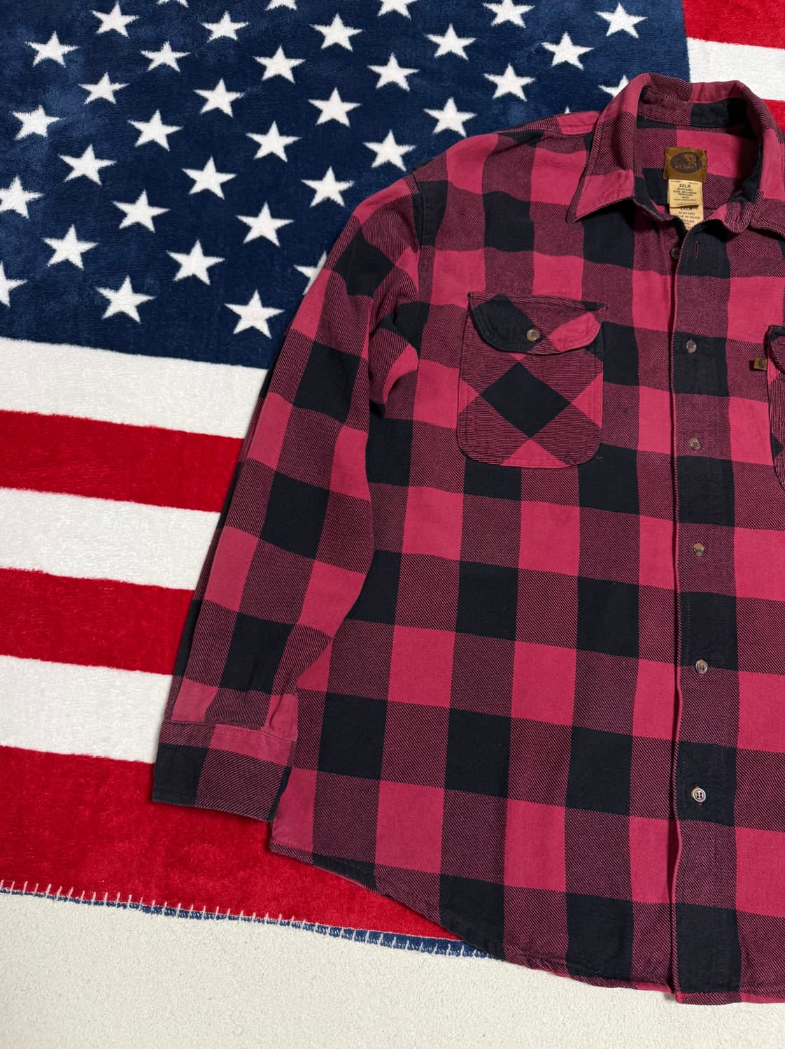 BERNE버팔로체크셔츠 워크웨어 빈티지체크셔츠 워크셔츠 플란넬셔츠 상품이미지2