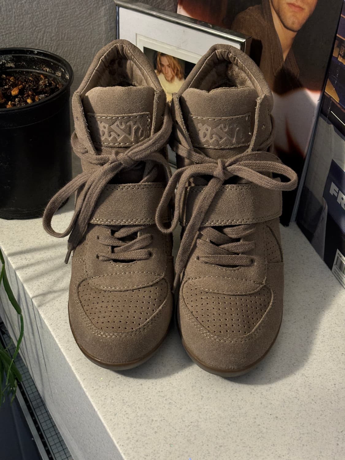 Ash 아쉬 스웨이드 웨지힐 상품이미지3