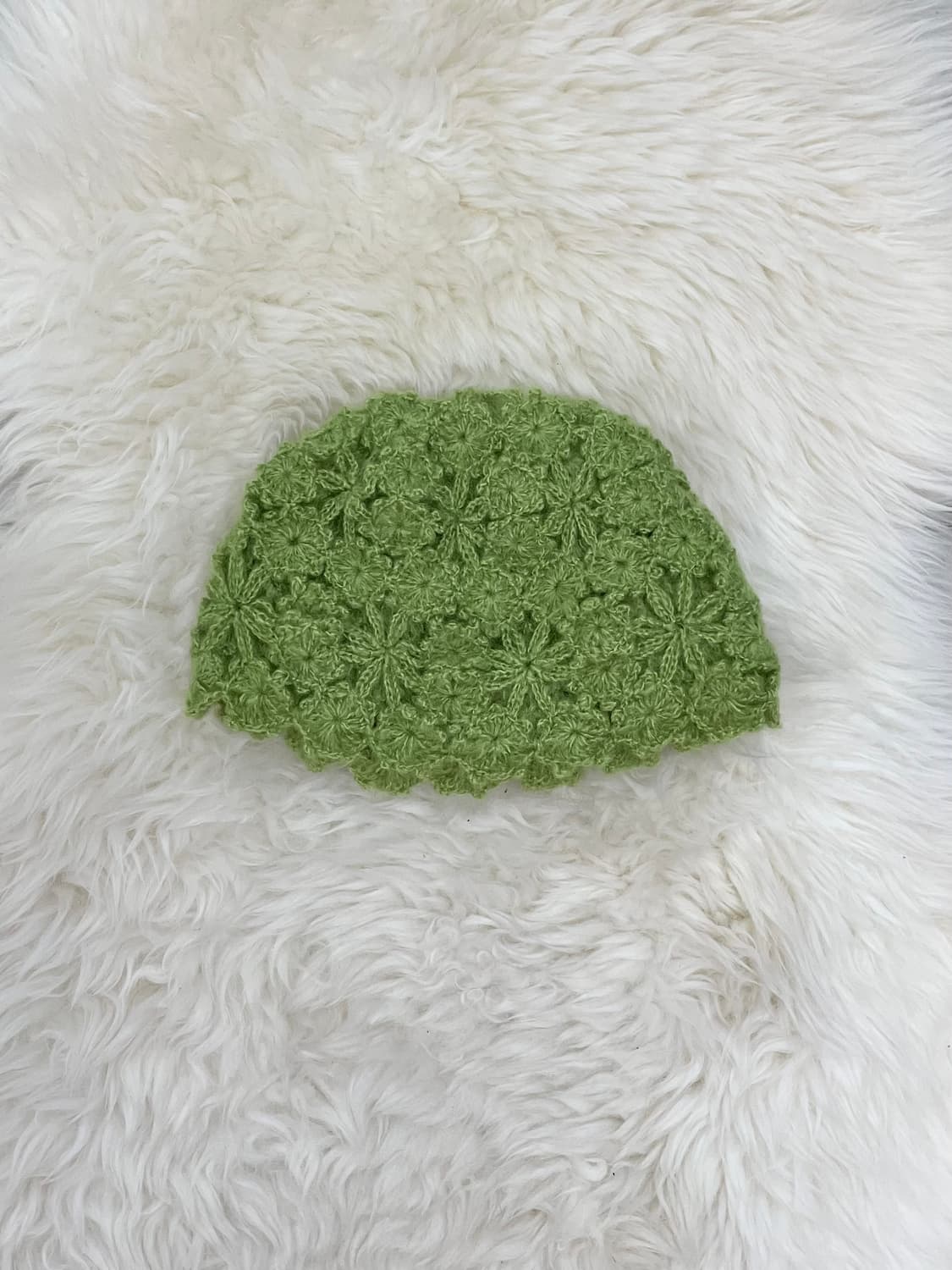 하구미 클로버 크로셰 비니☘️ 상품이미지3