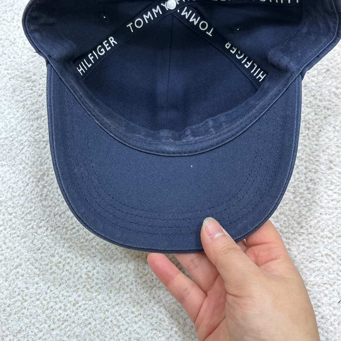 L 타미힐피거 클래식 네이비 볼캡 0323E 상품이미지5