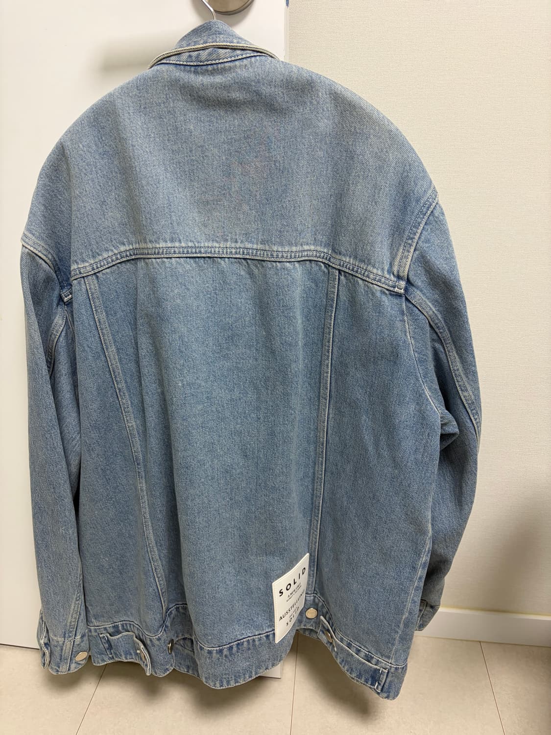 솔리드옴므 21ss연청자켓 판매합니다 상품이미지2