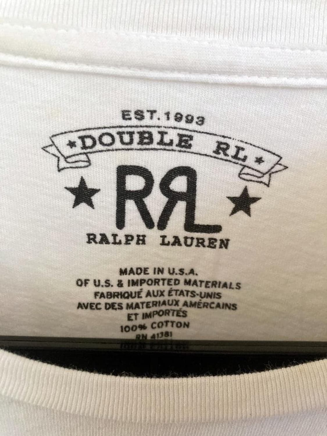 RRL 브루클린 윙 로고 그래픽 티셔츠 상품이미지3