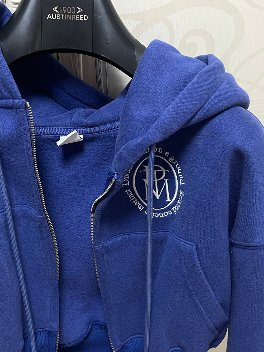 파르티멘토 우먼 크롭후드집업 블루 상품이미지5