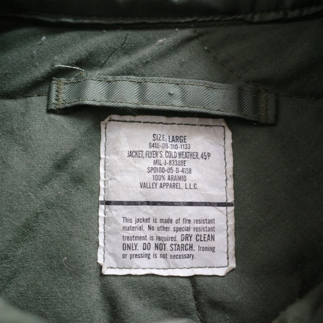 미군 USAF 오리지널 CWU-45/P 플라이트 자켓 L 상품이미지5