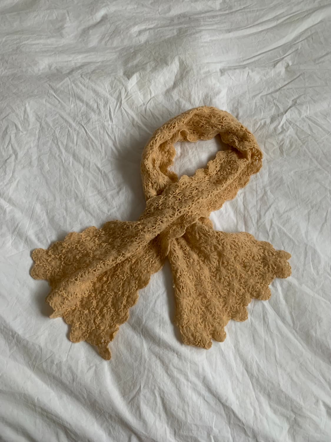 옐로우 플라워 스카프 상품이미지4