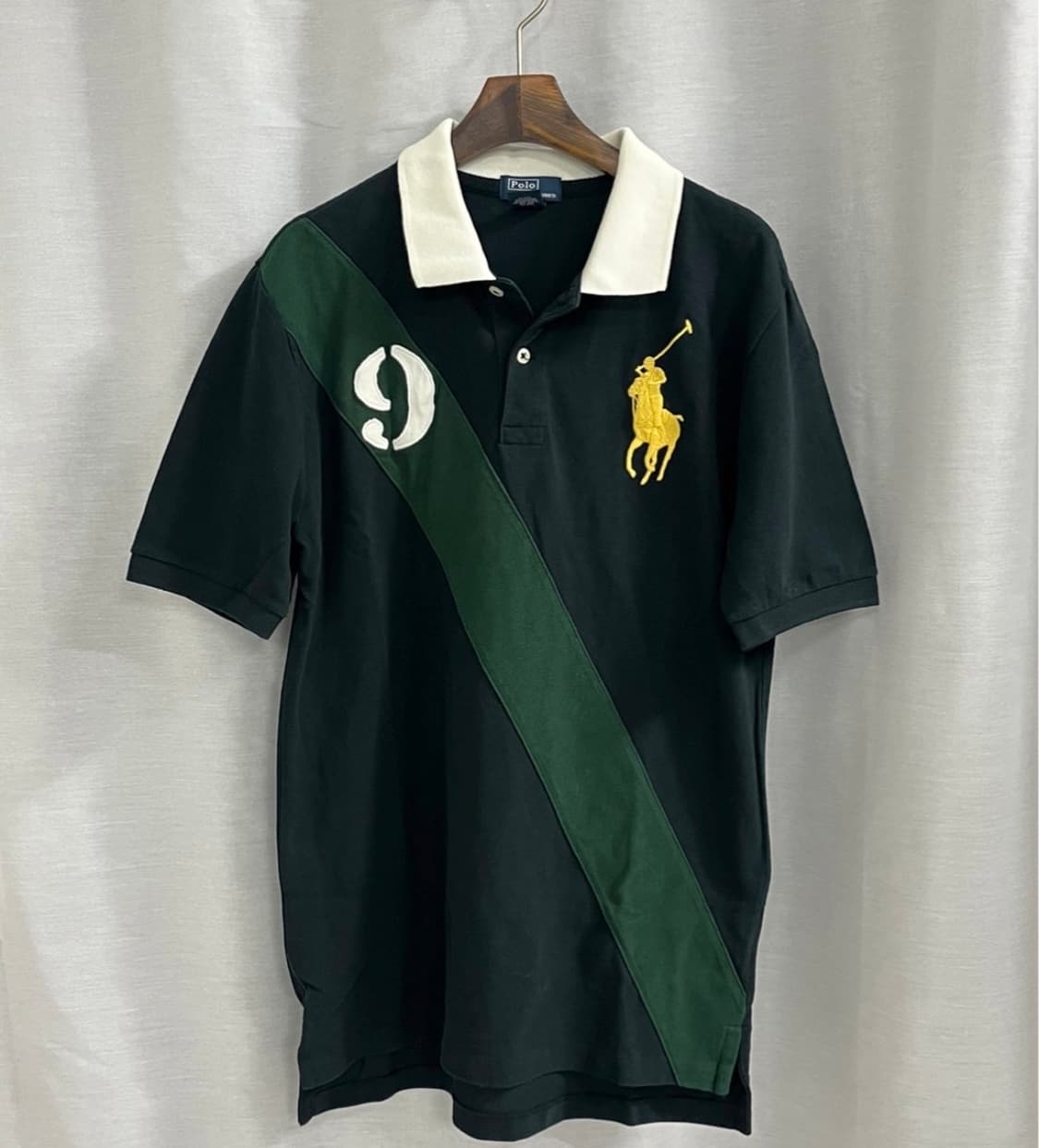 정품 폴로랄프로렌 빅포니 숫자 카라 반팔티 L 상품이미지1