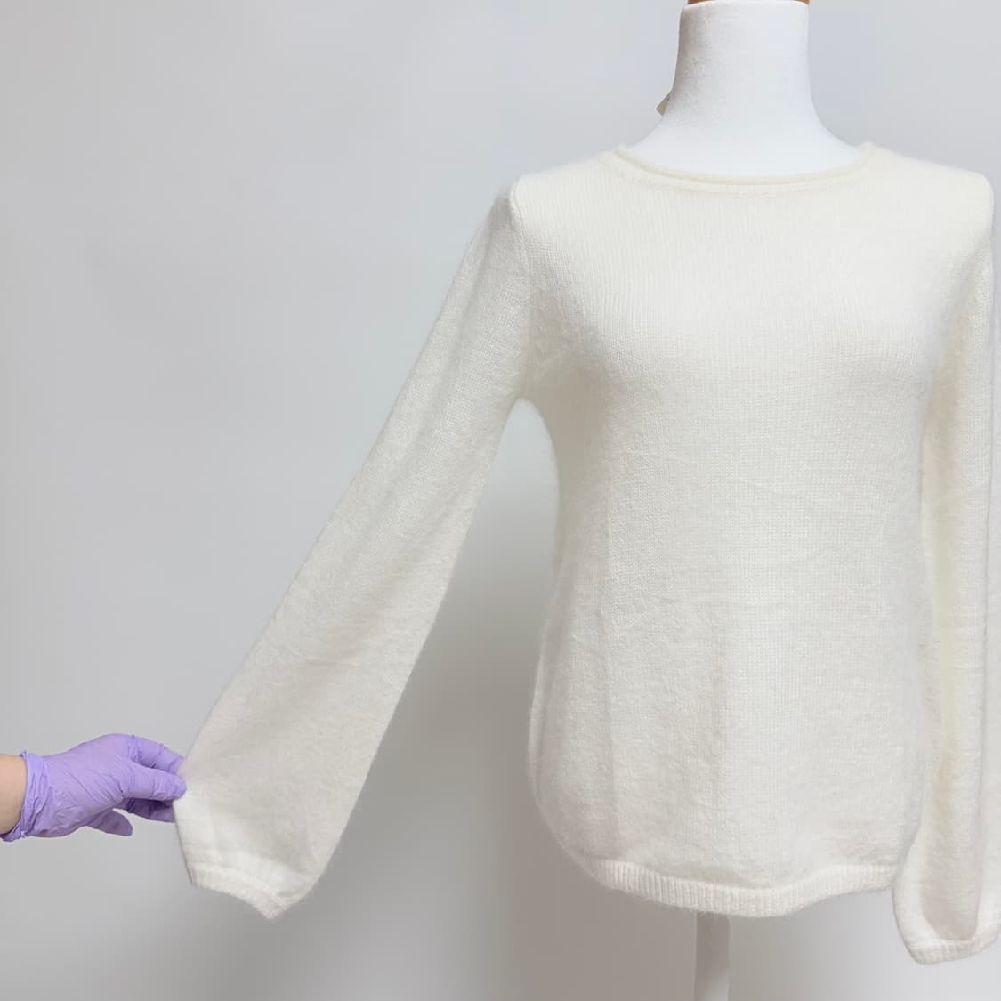 [새상품] 어스뮤직 앙고라 니트 S 상품이미지4