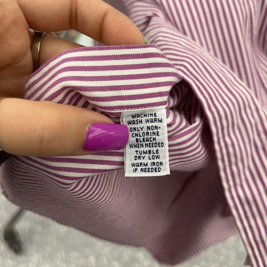 폴로 랄프로렌 레트로 스트라이프 핑크 셔츠 110 C06946 상품이미지6