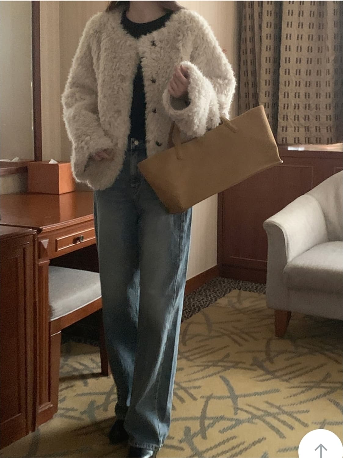 메리어라운드 퍼자켓 상품이미지6