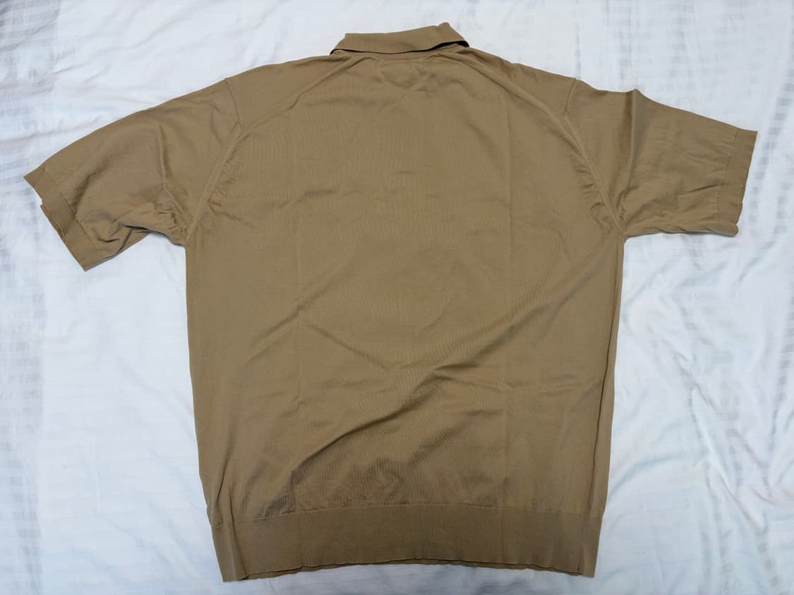 오라리 슈퍼 하이게이지 코튼 니트 숏슬리브 폴로 3사이즈 상품이미지2