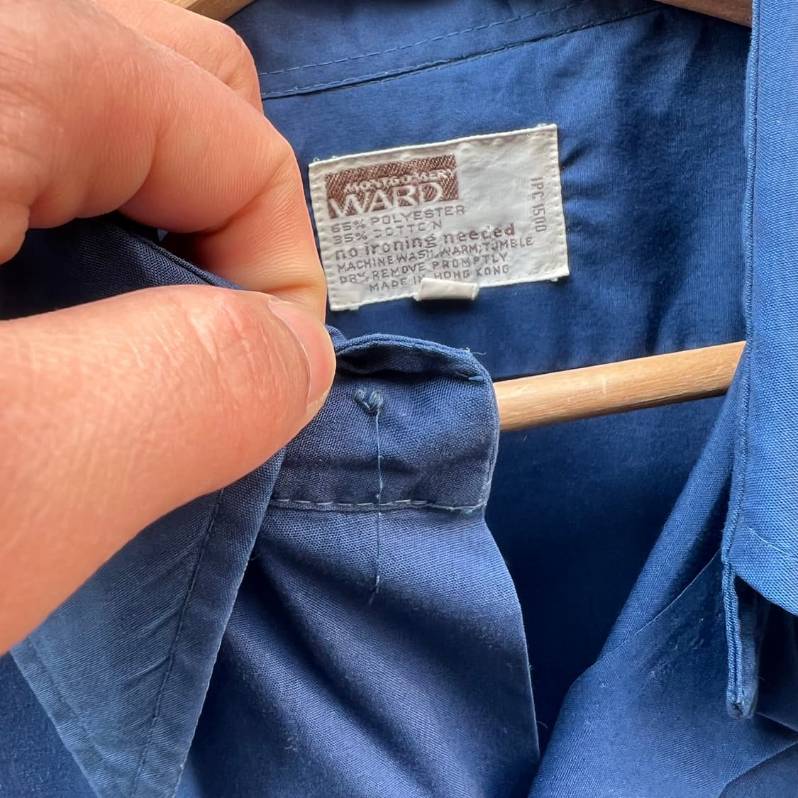 70‘s 몽고메리 제비추리 깃 셔츠 상품이미지4