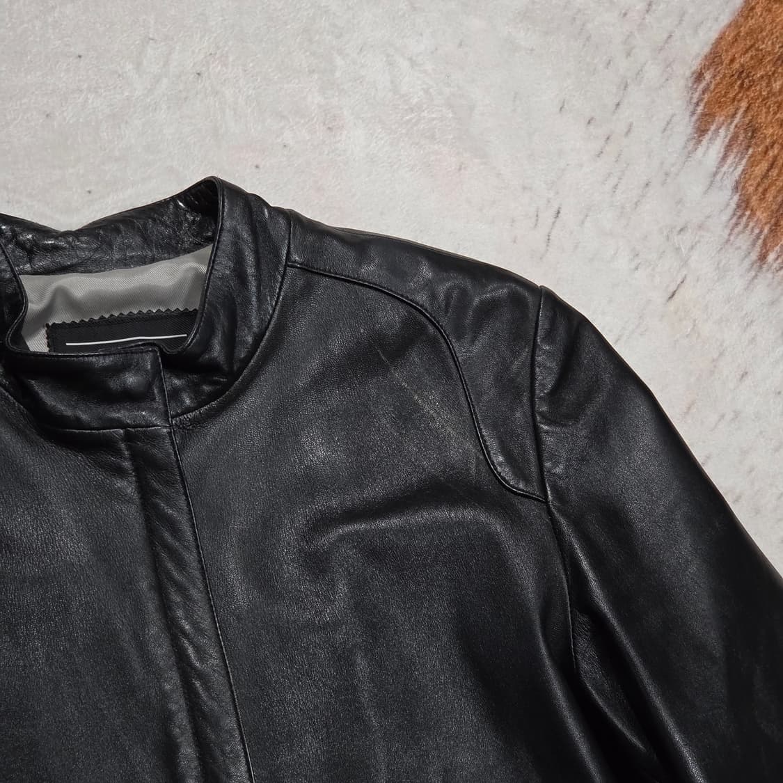 빈티지 리얼레더 블랙 양가죽 자켓 상품이미지3