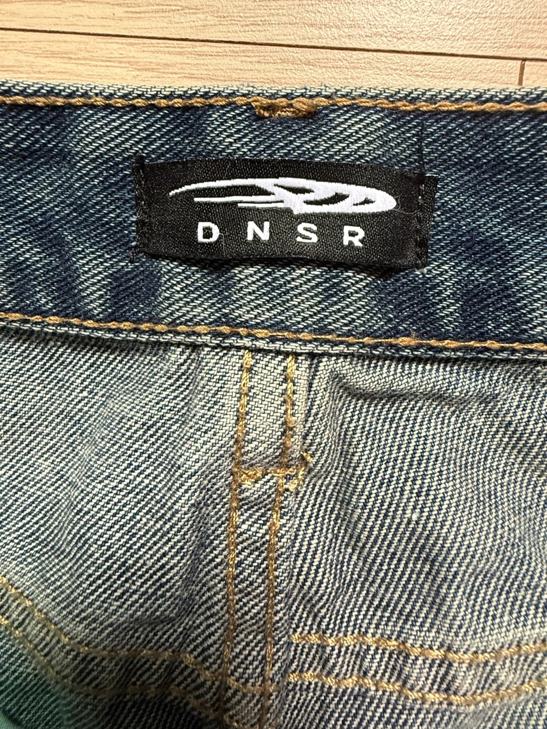 디앤에스알 (DNSR)플레어 데님 팬츠 블루 상품이미지4