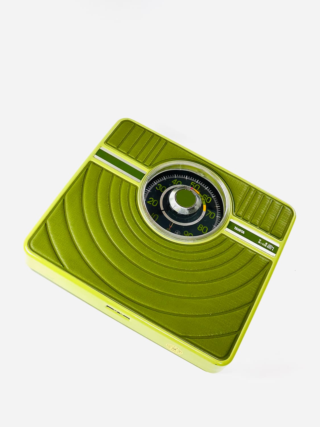 일본 빈티지 올리브 그린 컬러 아날로그 체중계 상품이미지3