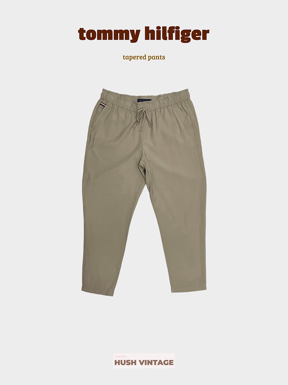 타미힐피거 테이퍼드 밴딩 팬츠 상품이미지1