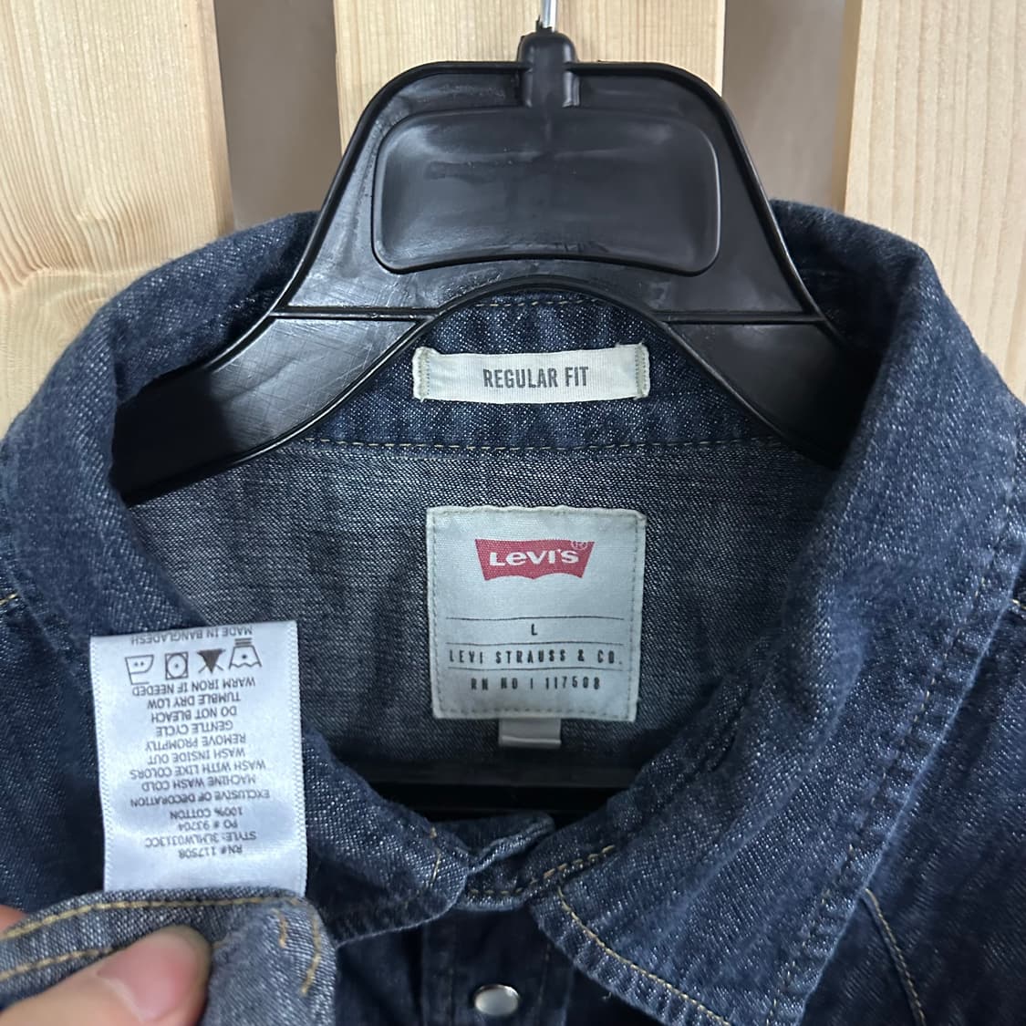 (L) 리바이스 웨스턴 데님 셔츠 상품이미지5