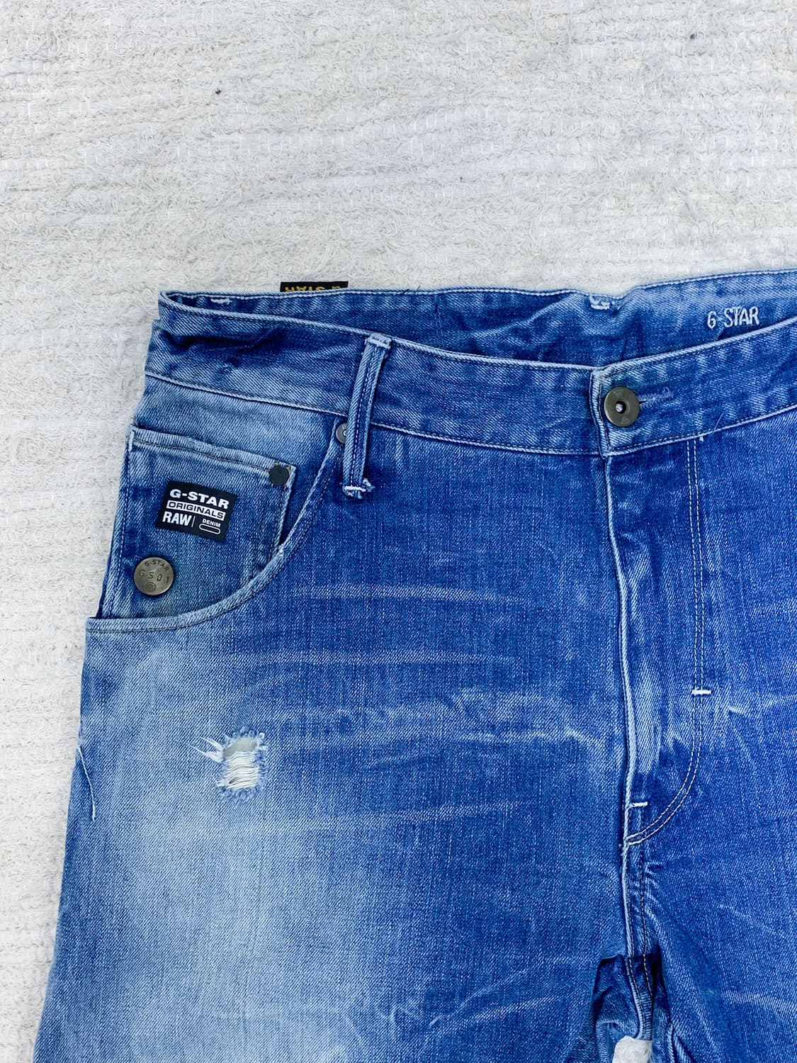 G-STAR Light Blue White-Wash Jeans 상품이미지2