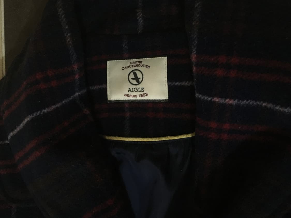 MAITRE CAOUTCHOUTIER AIGLE_ check coat 상품이미지2