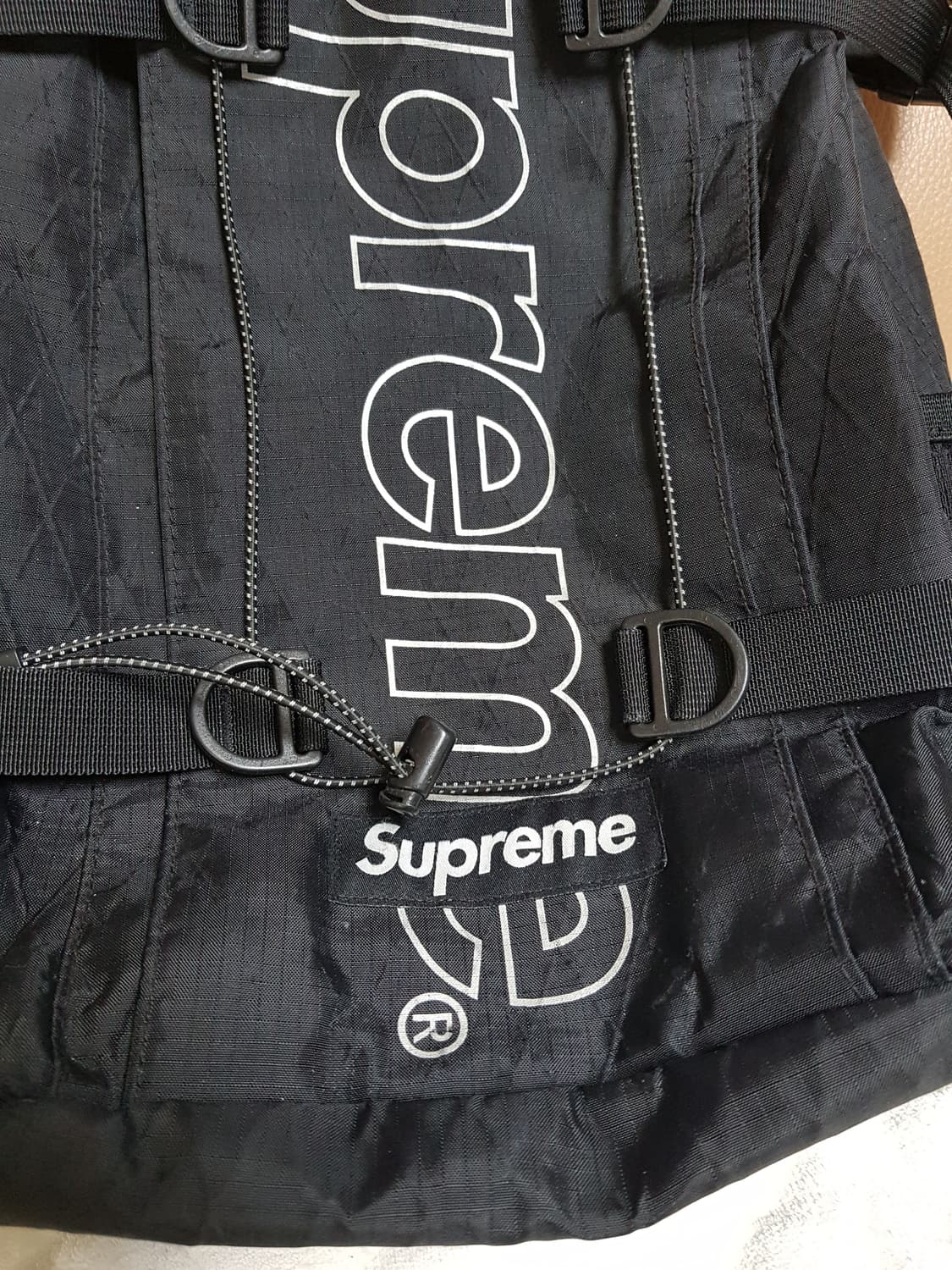 슈프림 백팩 블랙 18FW 상품이미지6