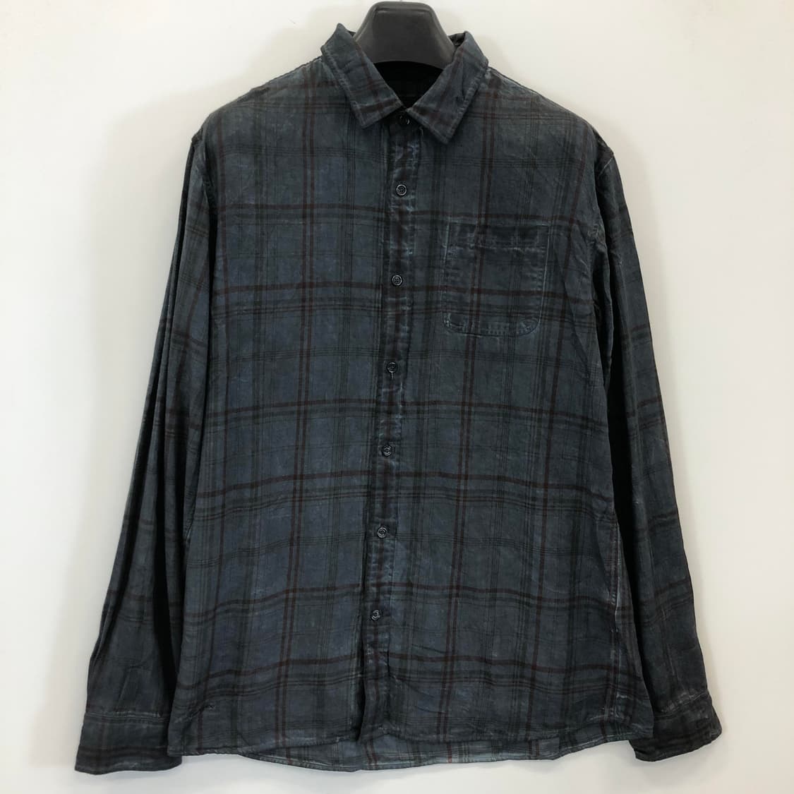 버커루 가먼트다잉 체크셔츠 XL 상품이미지1
