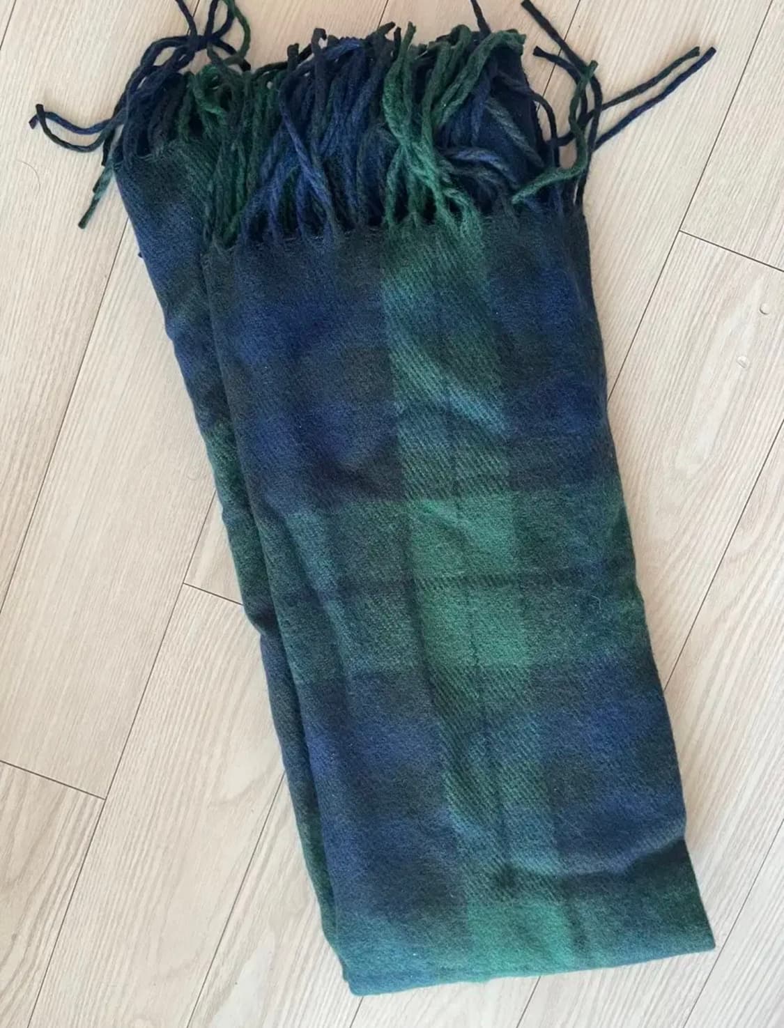 247서울 캐시미어 블랙워치 머플러 상품이미지1