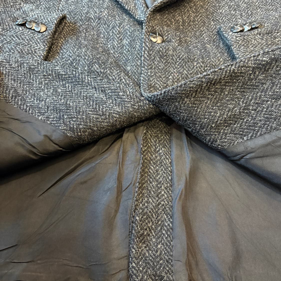 90년대 캐나다 생산 해리스트위드 울 자켓 상품이미지6