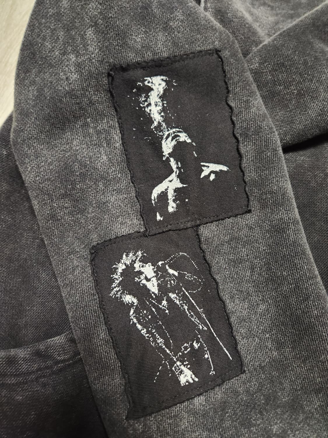 [2] 에모스탠스클럽 smoke washed 패치 후드집업 상품이미지7