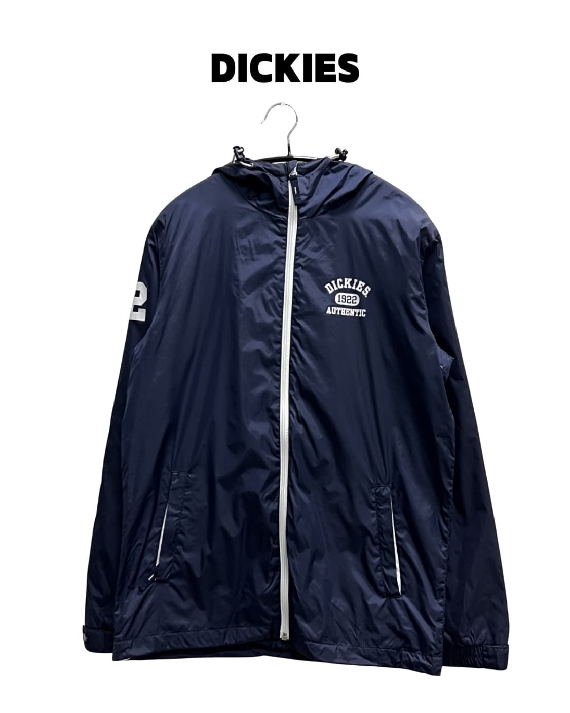 디키즈 나일론 우븐 바람막이 자켓 네이비 상품이미지1