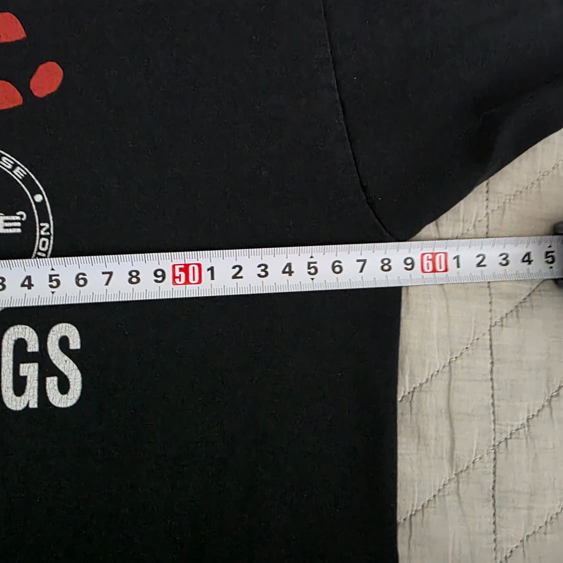 [XL] 90s 빈티지 DARE 티셔츠 블랙 ver. 후룻4 블리칭 상품이미지8