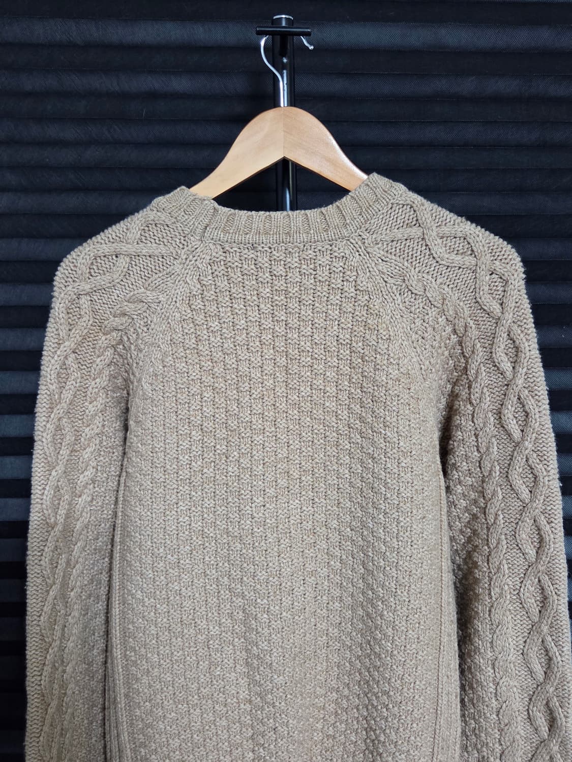 [바버] 블레이던 램스울 케이블 니트 | 00193 상품이미지7