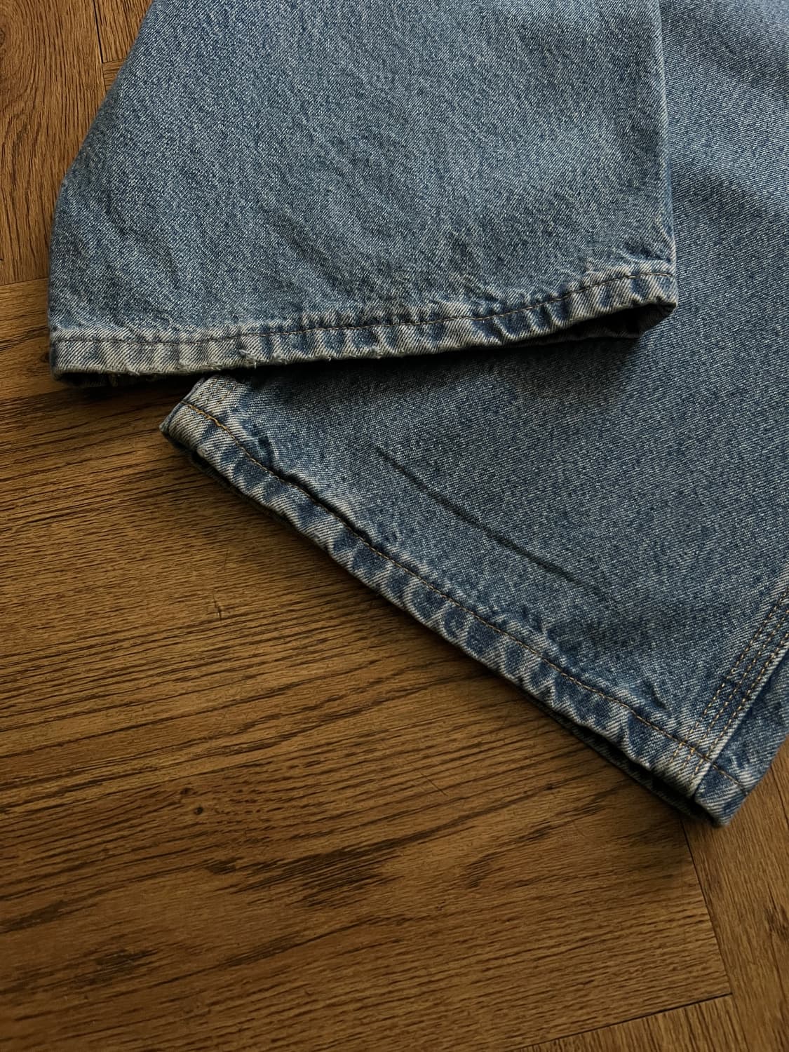 [38]칼하트 USA 미디엄블루 카펜터 워크 데님 팬츠 상품이미지4