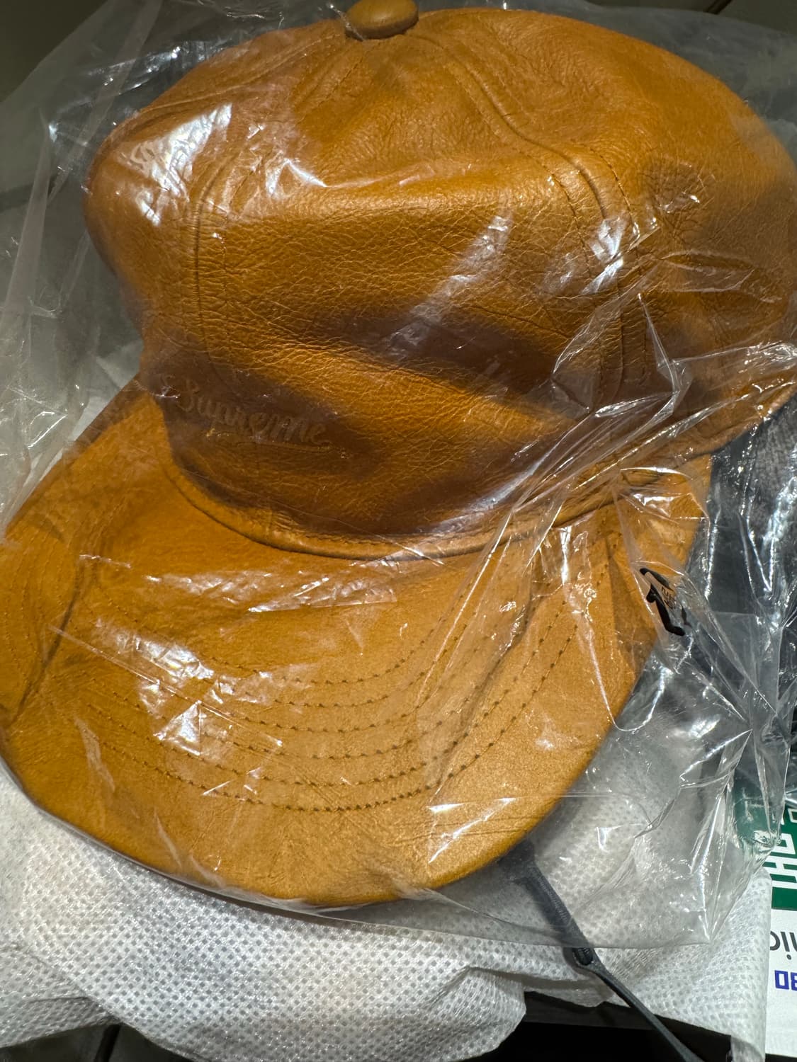 슈프림 14aw 레더 스크립트 새상품 상품이미지3