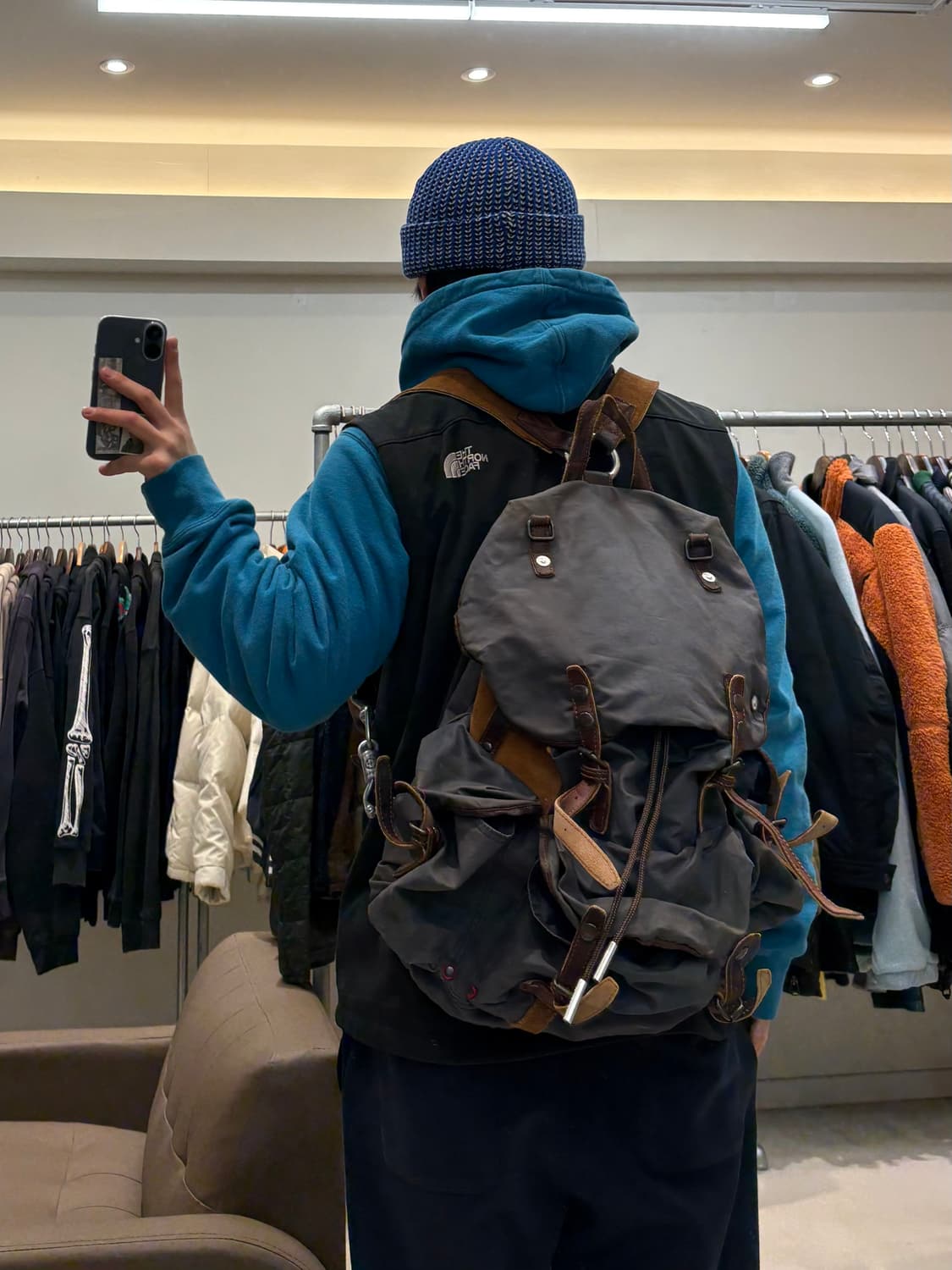 터프 진스미스 캔버스 백팩 상품이미지7