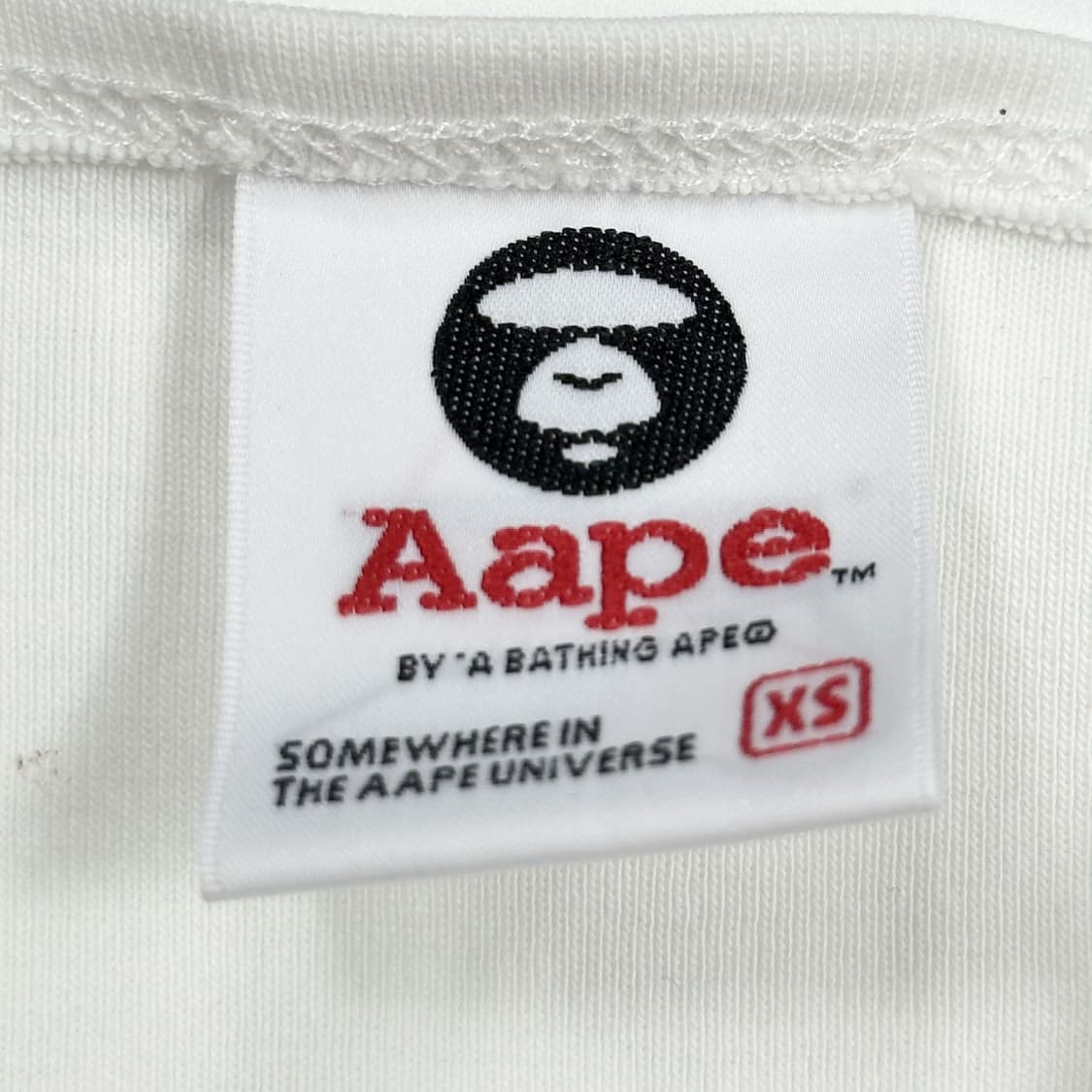 AAPE 에이프 여성 슬림핏 크롭 슬리브리스 여성XS 상품이미지7