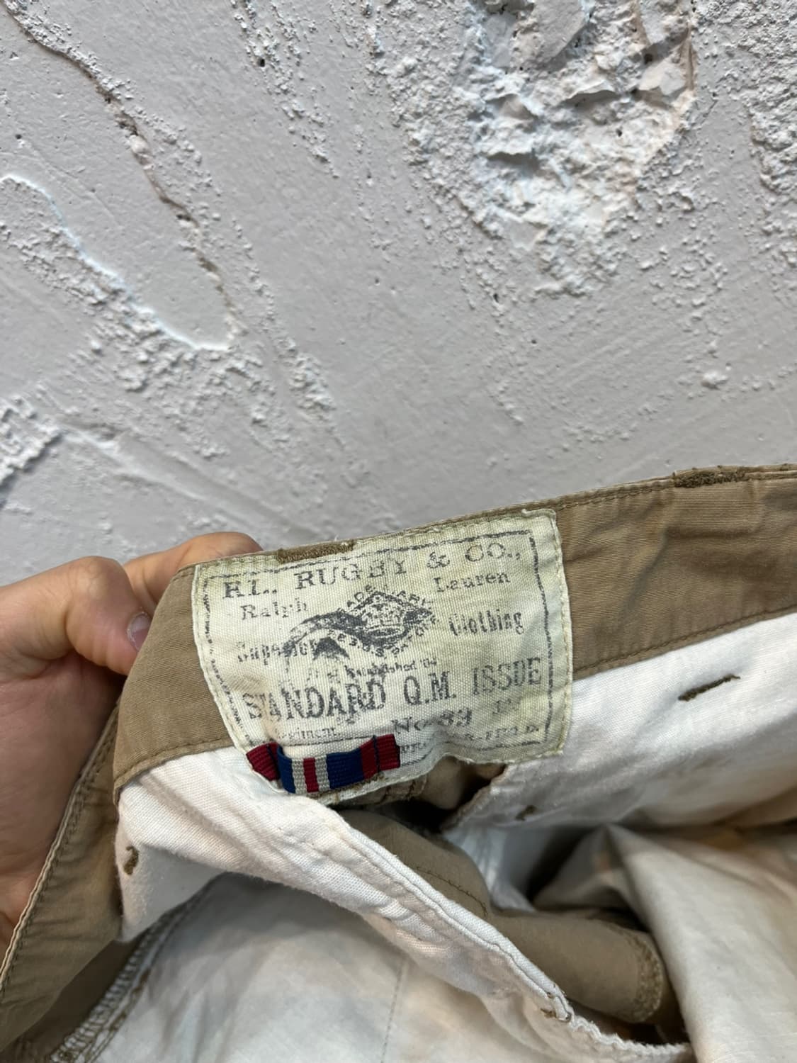 럭비 랄프로렌 오일 워싱 밀리터리 카고 쇼츠 반바지 상품이미지2