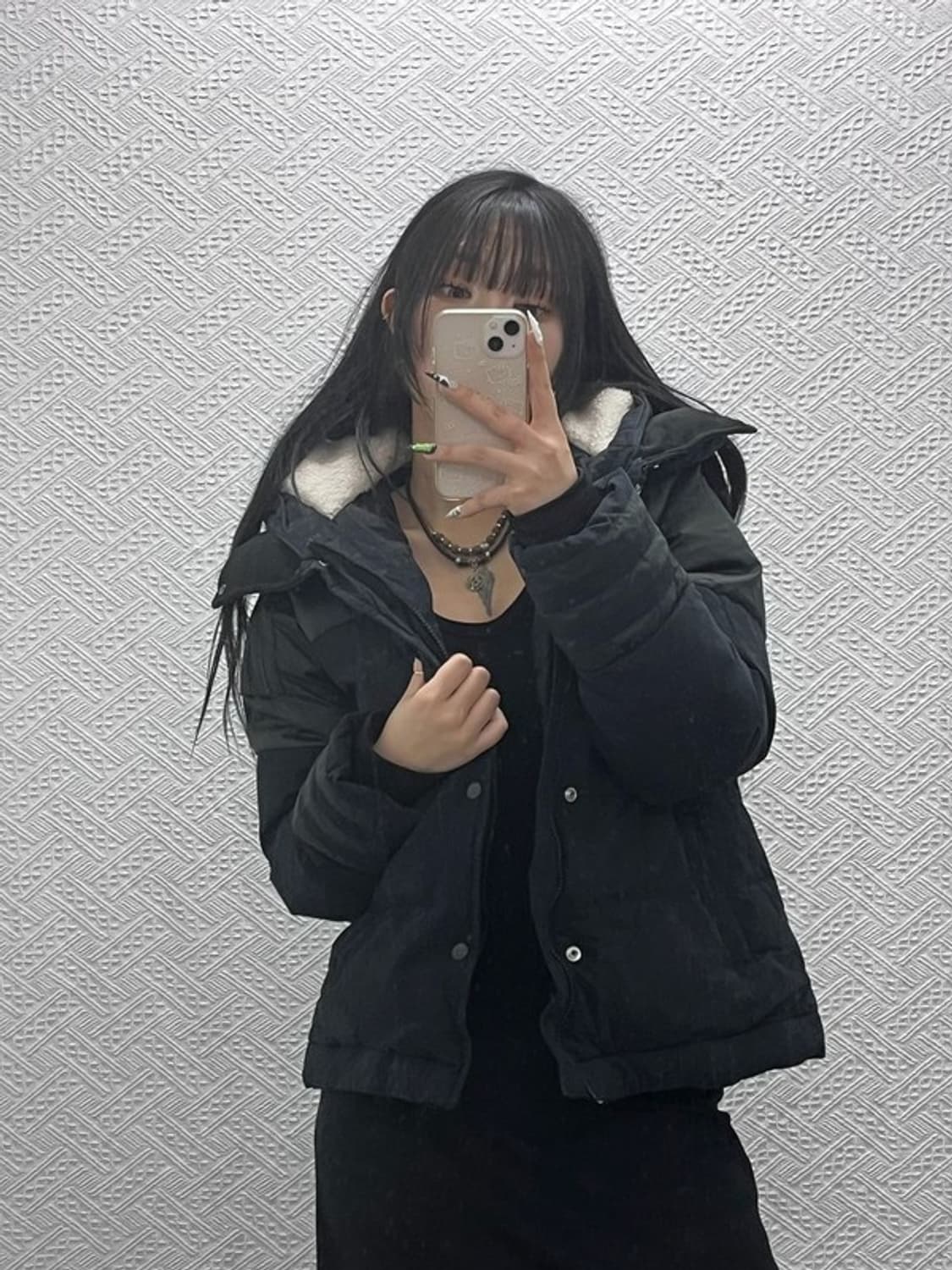 아디다스 모던 캐주얼 양털 덕다운 패딩 자켓 90 C08760 상품이미지1