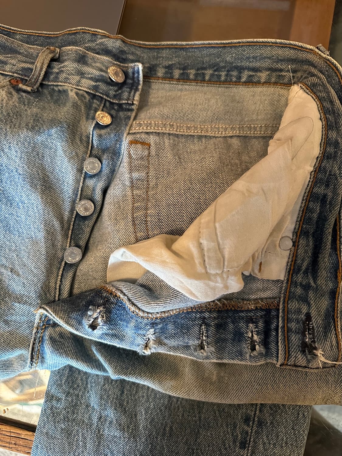 80s USA Levis 501 0000 Denim Pants 상품이미지5
