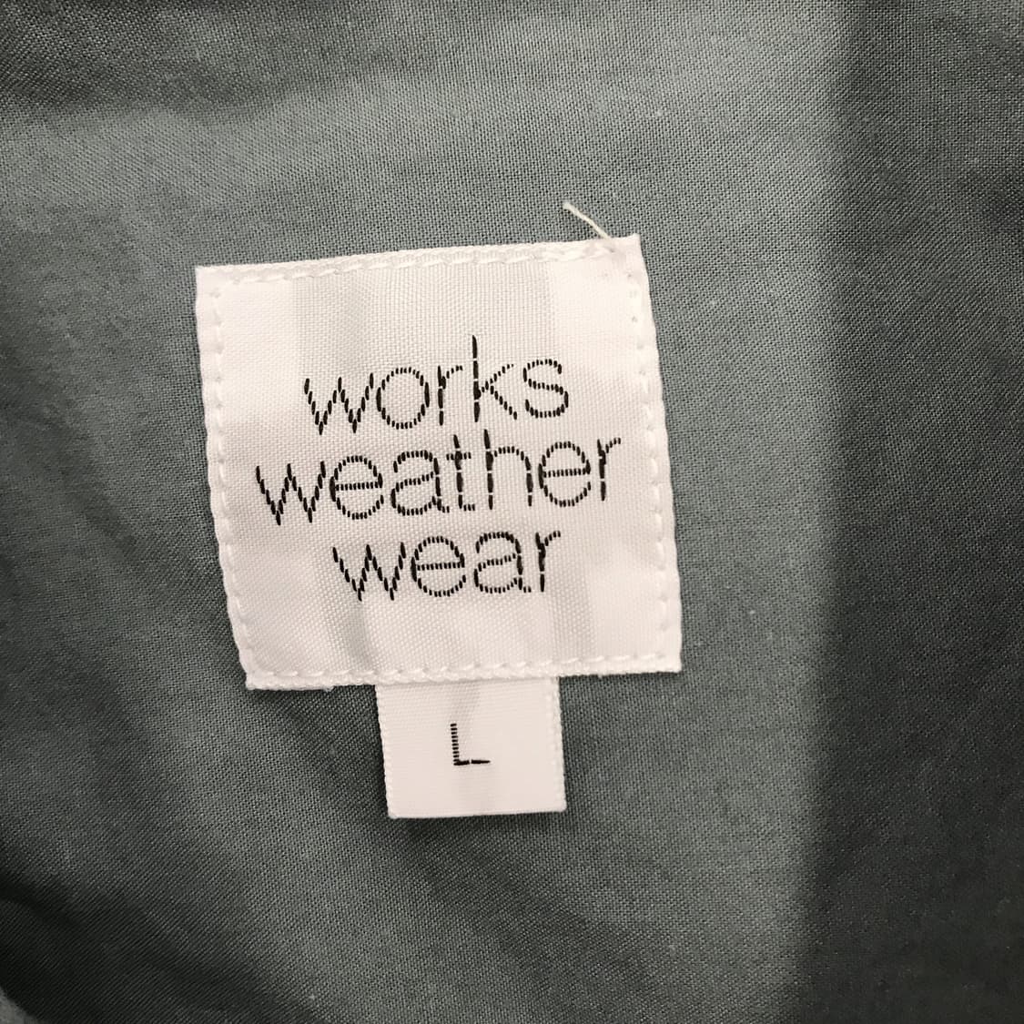 나이스웨더 works weather wear 페이퍼 셔츠 [L] 상품이미지4