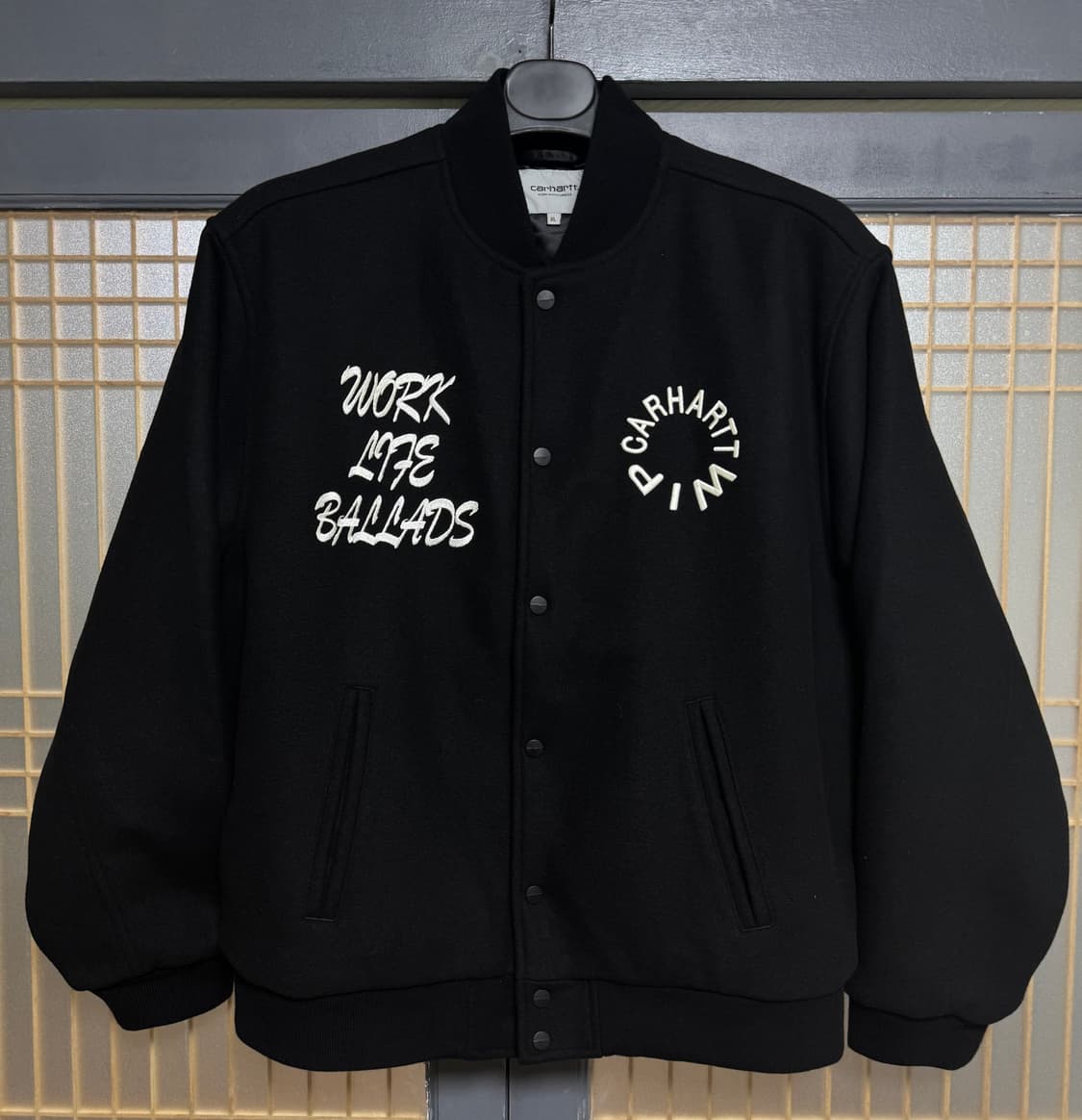 [XL]칼하트wip 워크 바시티자켓 상품이미지1
