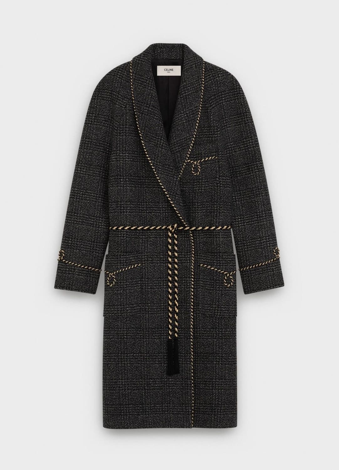 CELINE TWEED ROBE COAT  상품이미지1