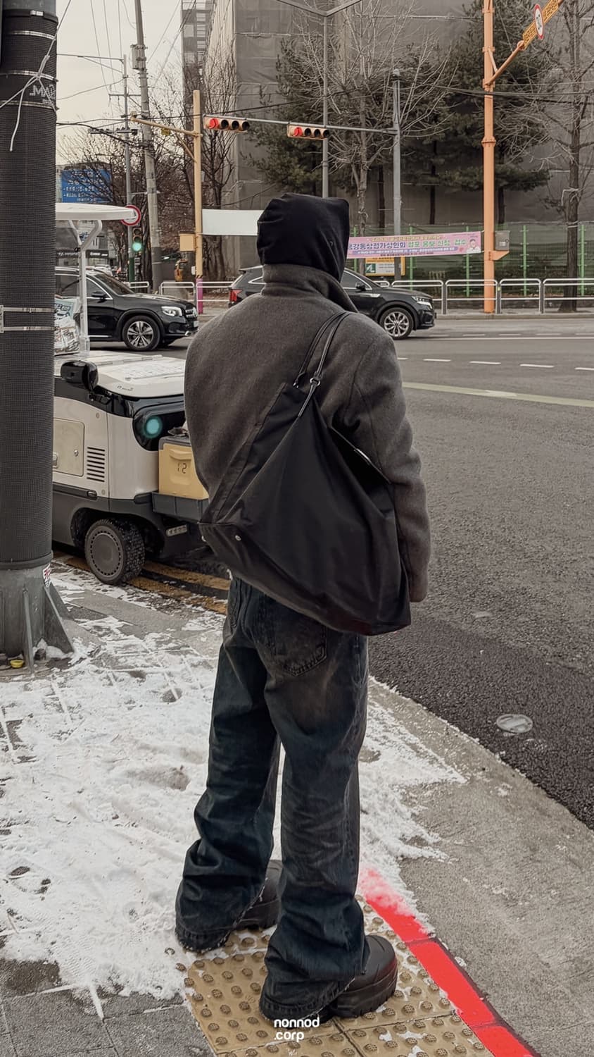 [2size/배송지변경] 논노드 젠 더티 오일 워시드 데님 팬츠 상품이미지1