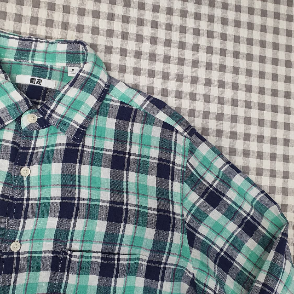 유니클로 마100 긴소매 셔츠 남자95 상품이미지3