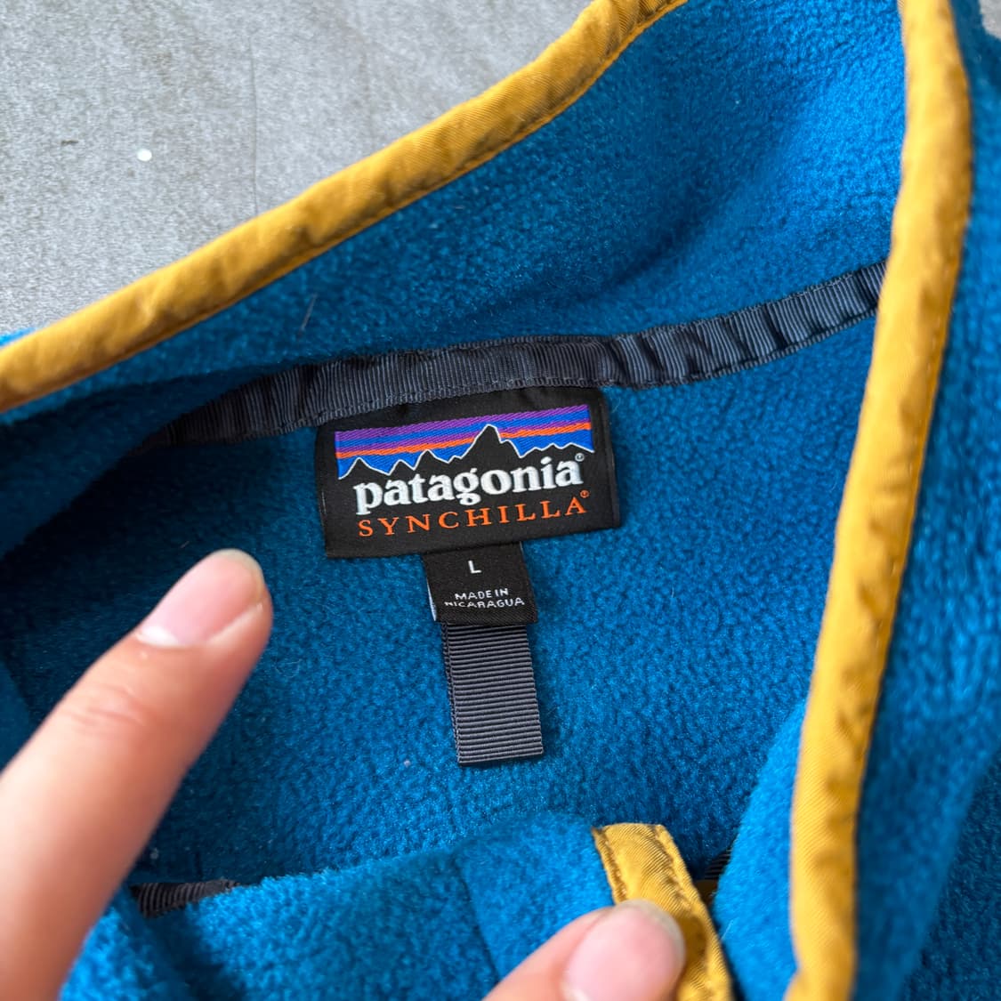 파타고니아 정품 블루 신칠라 스냅티 상품이미지6