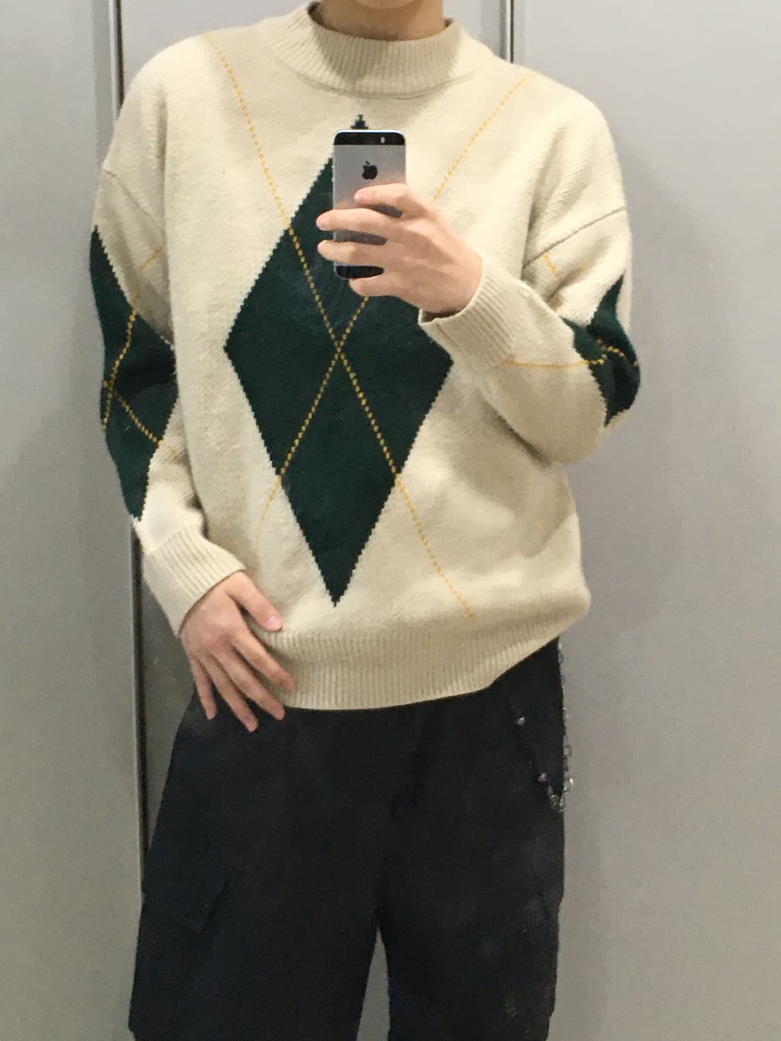 아가일 니트 에잇세컨즈 상품이미지3